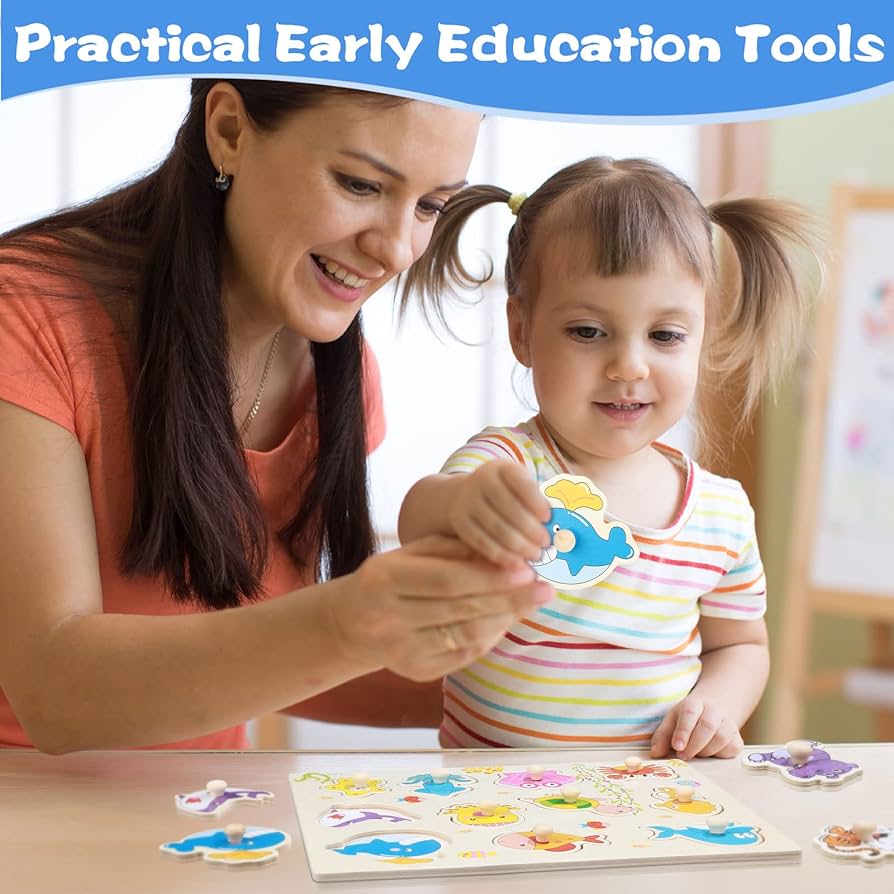 知育玩具 pola Amazon.com: Chivao 18 Pack 30 Pieces Puzzles for Kids Ages 3